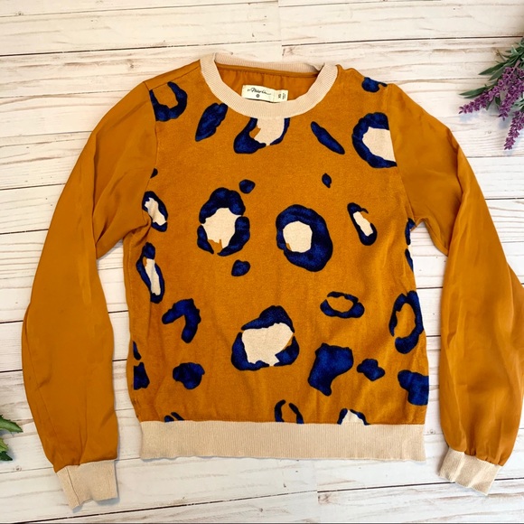 Phillip Lim for target blue & yellow leopard top - Picture 2 of 8